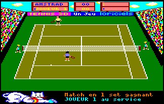 Pantallazo de Tennis 3d para Amstrad CPC