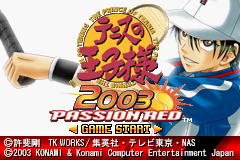 Pantallazo de Tennis no Ouji-sama 2003 Passion Red (Japonés) para Game Boy Advance