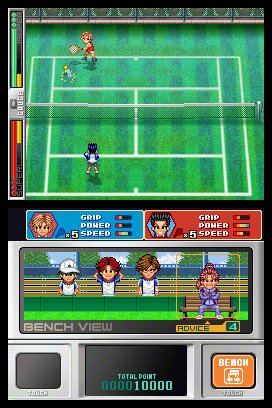 Pantallazo de Tennis no Ouji-sama 2005: Crystal Drive (Japonés) para Nintendo DS