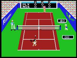 Pantallazo de Tennis para MSX