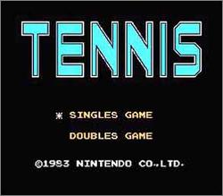 Pantallazo de Tennis para Nintendo (NES)