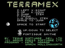 Pantallazo de Terramex para MSX