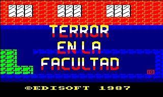 Pantallazo de Terror En La Facultad para Amstrad CPC