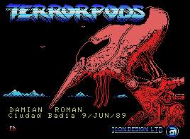 Pantallazo de Terrorpods para MSX