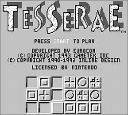 Pantallazo de Tesserae para Game Boy