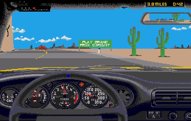 Pantallazo de Test Drive II Car Disk: The Supercars para Atari ST