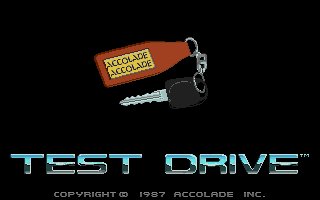 Pantallazo de Test Drive para Atari ST
