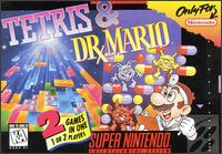Caratula de Tetris & Dr. Mario para Super Nintendo