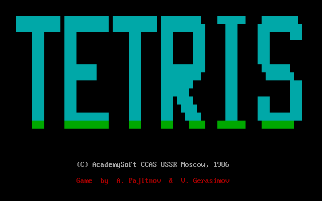 Pantallazo de Tetris (1986) para PC