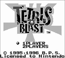 Pantallazo de Tetris Blast para Game Boy