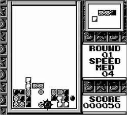 Pantallazo de Tetris Flash para Game Boy