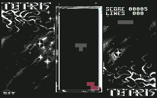 Pantallazo de Tetris para Commodore 64