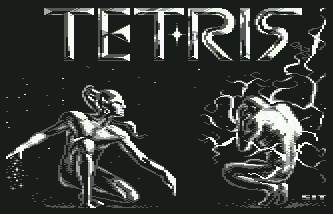 Pantallazo de Tetris para Commodore 64