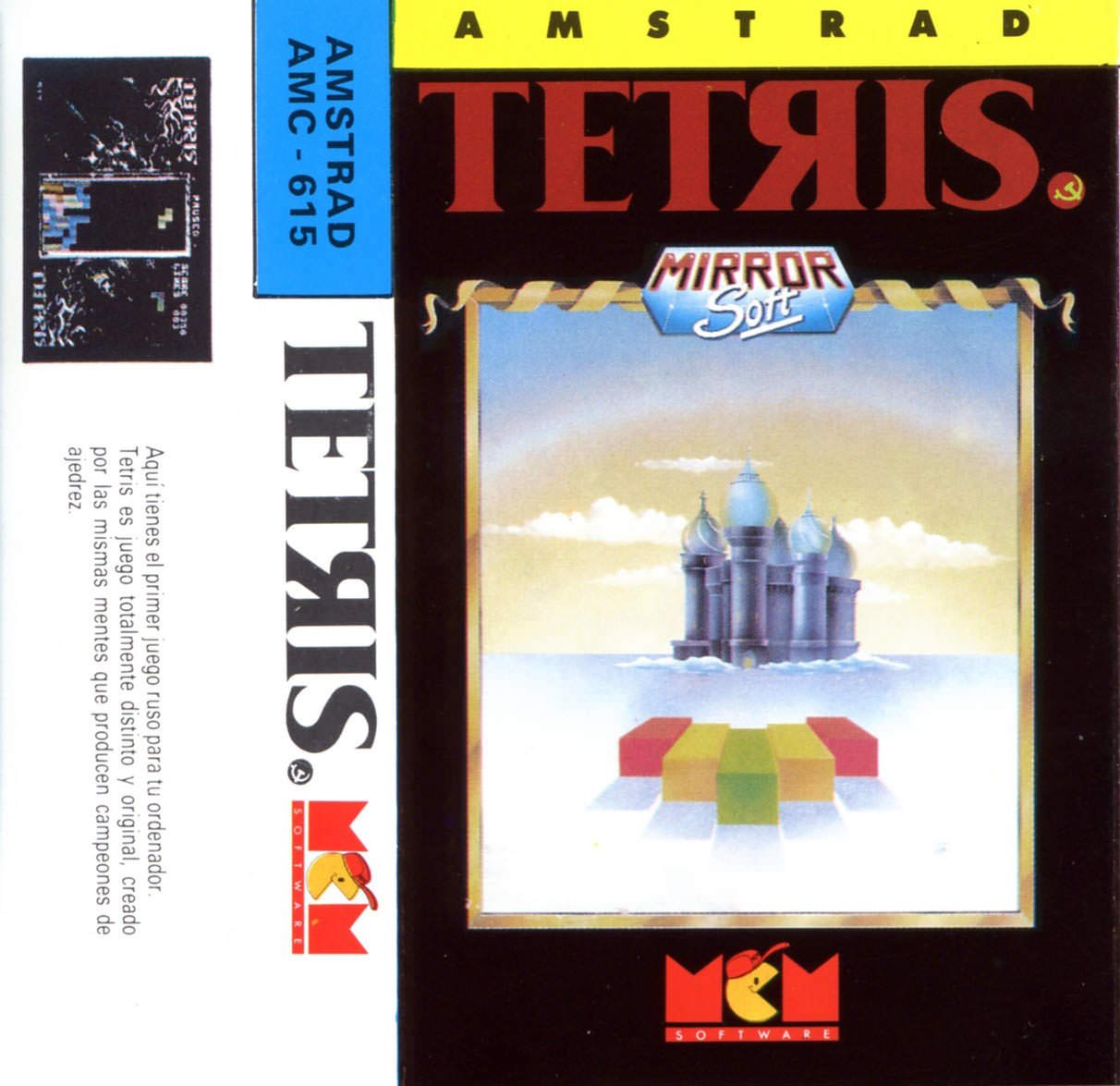 Caratula de Tetris para Amstrad CPC