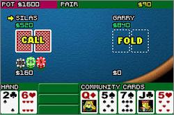 Pantallazo de Texas Hold 'Em Poker para Game Boy Advance