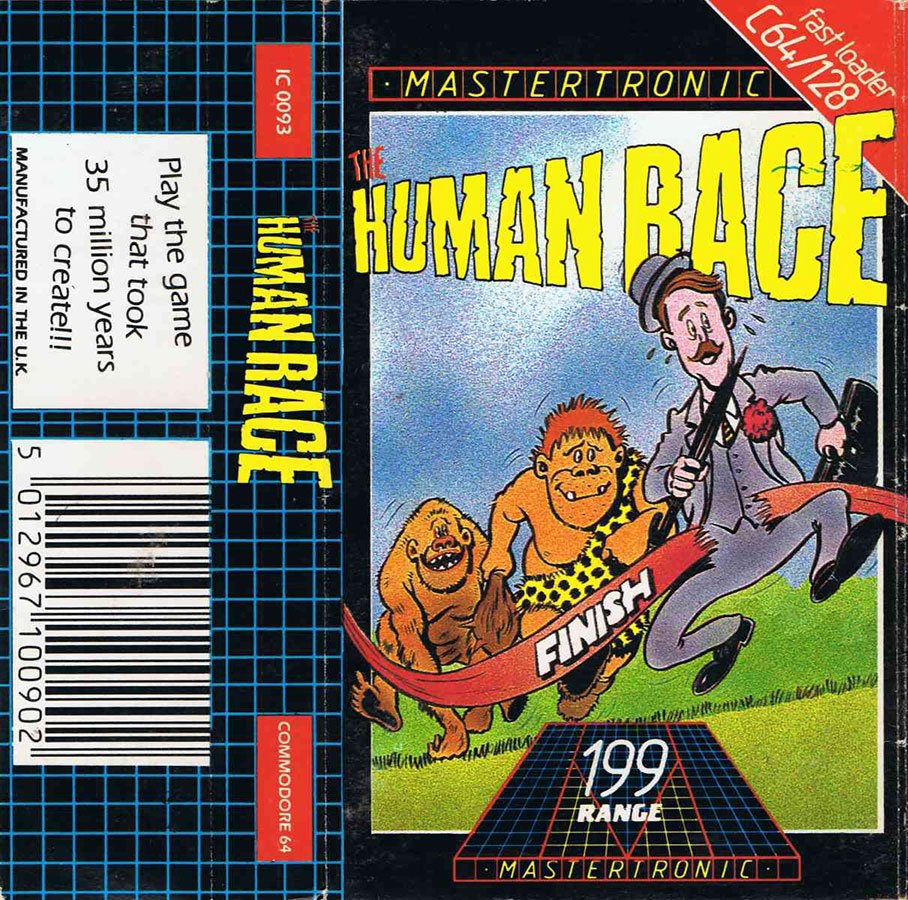Caratula de The Human Race para Commodore 64