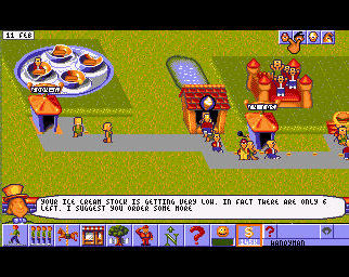 Pantallazo de Theme Park para Amiga