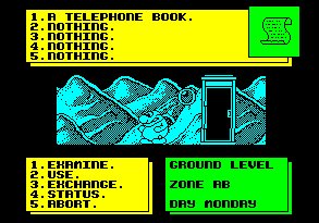 Pantallazo de Thing, A Week In The Life Of The... para Amstrad CPC
