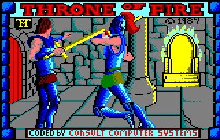 Pantallazo de Throne Of Fire para Amstrad CPC