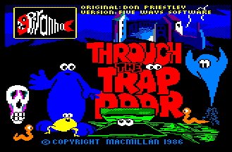 Pantallazo de Through The Trap Door para Amstrad CPC