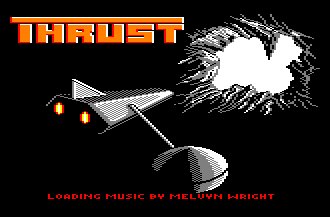 Pantallazo de Thrust para Amstrad CPC