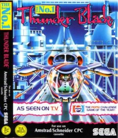 Caratula de Thunder Blade para Amstrad CPC