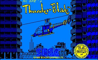 Pantallazo de Thunder Blade para Amstrad CPC