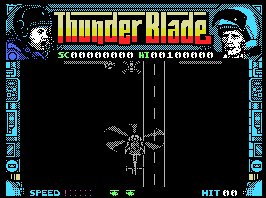 Pantallazo de Thunder Blade para MSX