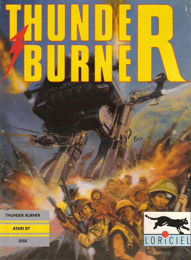 Caratula de Thunder Burner para Atari ST