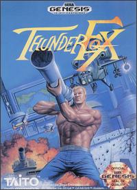 Caratula de Thunder Fox para Sega Megadrive