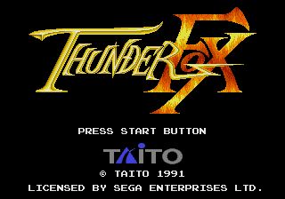 Pantallazo de Thunder Fox para Sega Megadrive