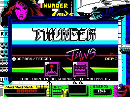 Pantallazo de Thunder Jaws para Spectrum