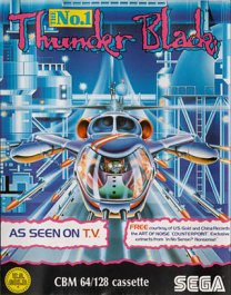 Caratula de ThunderBlade para Commodore 64
