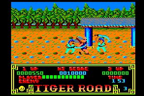 Pantallazo de Tiger Road para Amstrad CPC