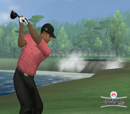 Pantallazo de Tiger Woods PGA Tour 07 para Wii