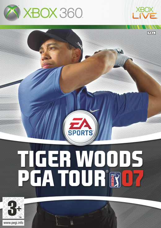 Caratula de Tiger Woods PGA Tour 07 para Xbox 360
