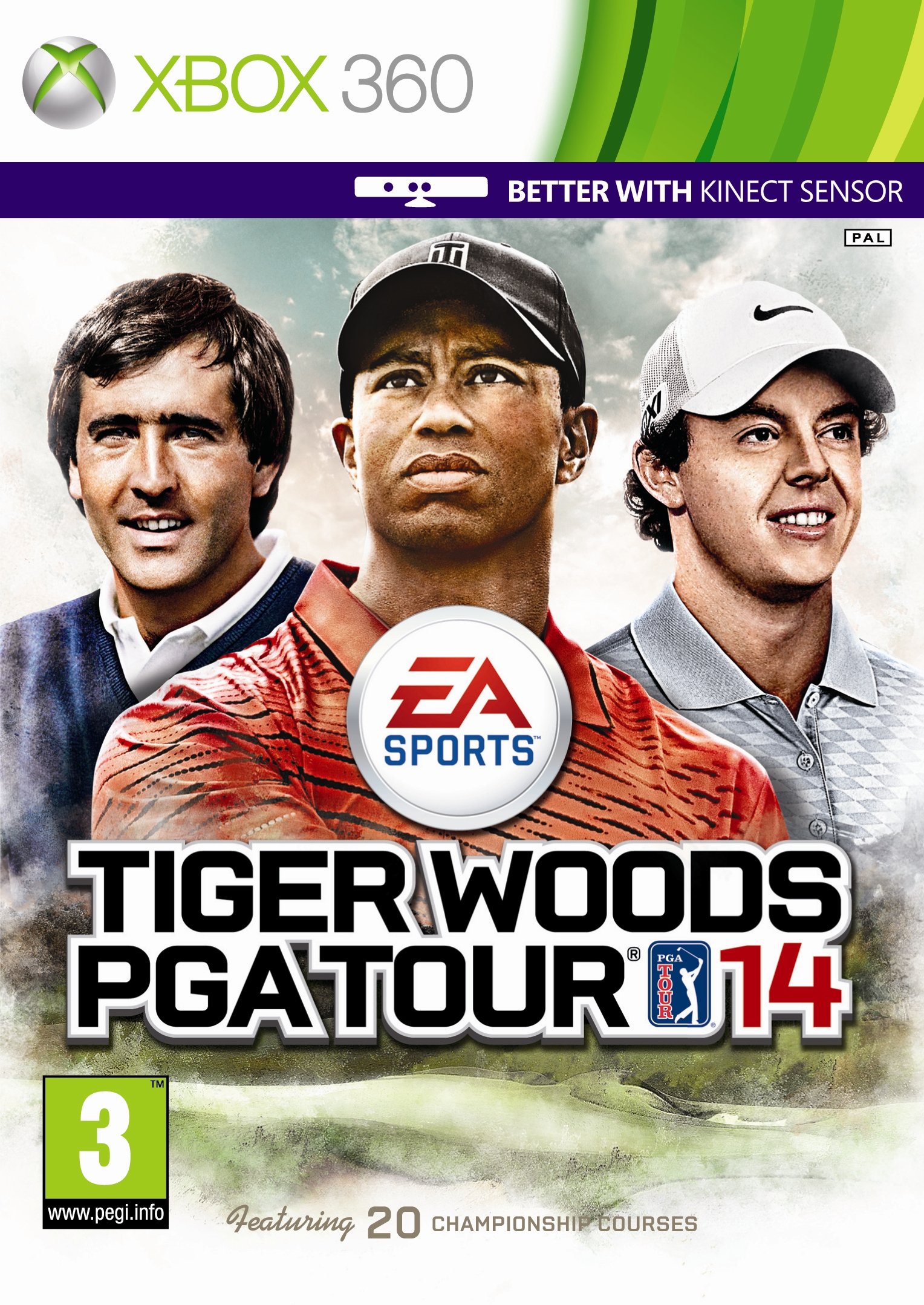 Caratula de Tiger Woods PGA Tour 14 para Xbox 360