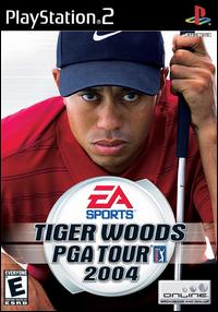 Caratula de Tiger Woods PGA Tour 2004 para PlayStation 2