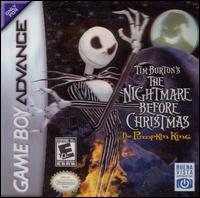 Caratula de Tim Burton's The Nightmare Before Christmas: The Pumpkin King para Game Boy Advance