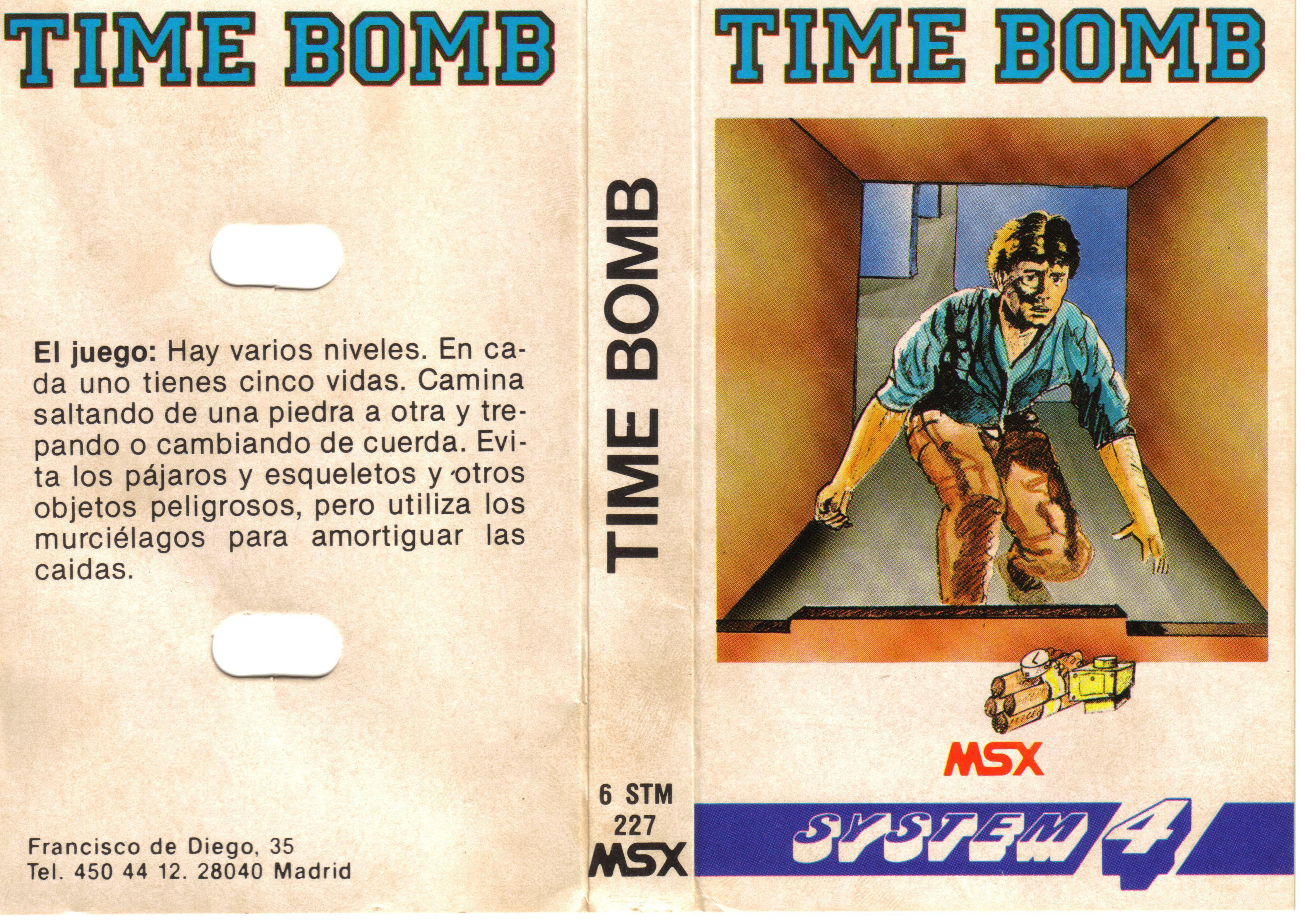 Caratula de Time Bomb para MSX