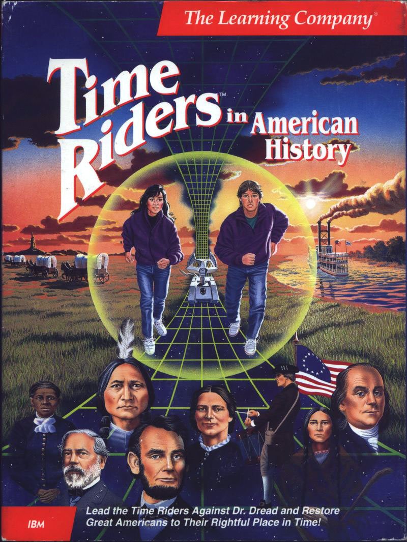 Caratula de Time Riders in American History para PC