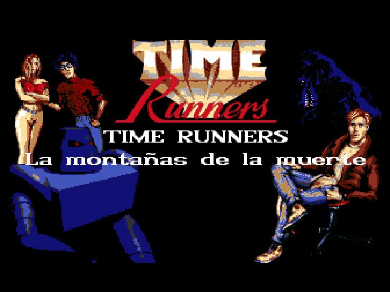 Pantallazo de Time Runners 20: Las Montañas de la Muerte para Amiga