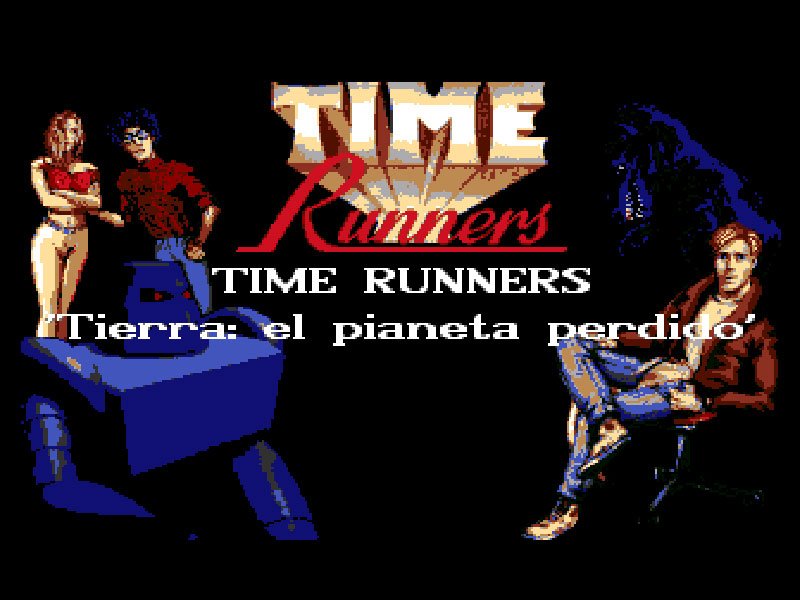 Pantallazo de Time Runners 25: Tierra: El Planeta Perdido para Amiga