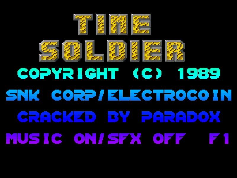 Pantallazo de Time Soldier para Amiga