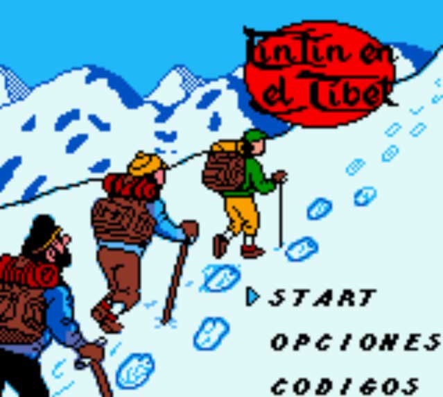 Pantallazo de TinTin in Tibet para Game Boy Color