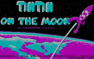 Pantallazo de Tintin on the Moon para PC