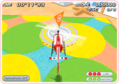 Pantallazo de Tiny Helicopter Indoor Adventure Petit Copter Wii para Wii