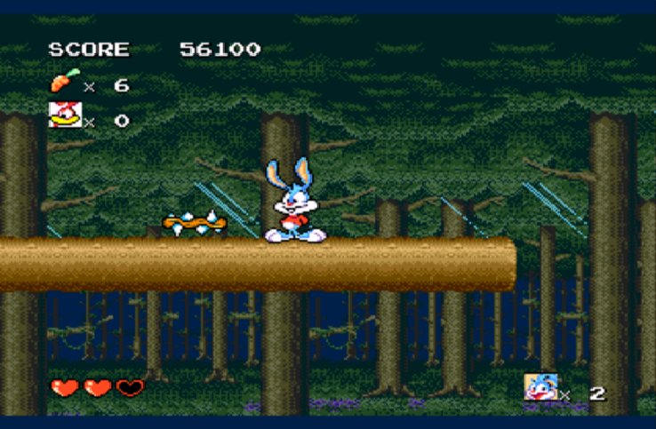 Pantallazo de Tiny Toon Adventures: Buster's Hidden Treasure para Sega Megadrive