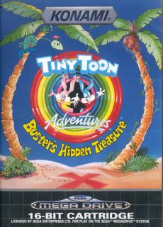 Caratula de Tiny Toon Adventures: Buster's Hidden Treasure para Sega Megadrive