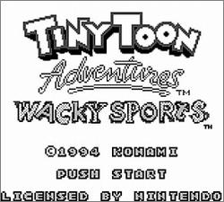 Pantallazo de Tiny Toon Adventures: Wacky Sports para Game Boy